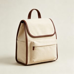 Canvas_Backpack_Cream_BrownLeatherTrim